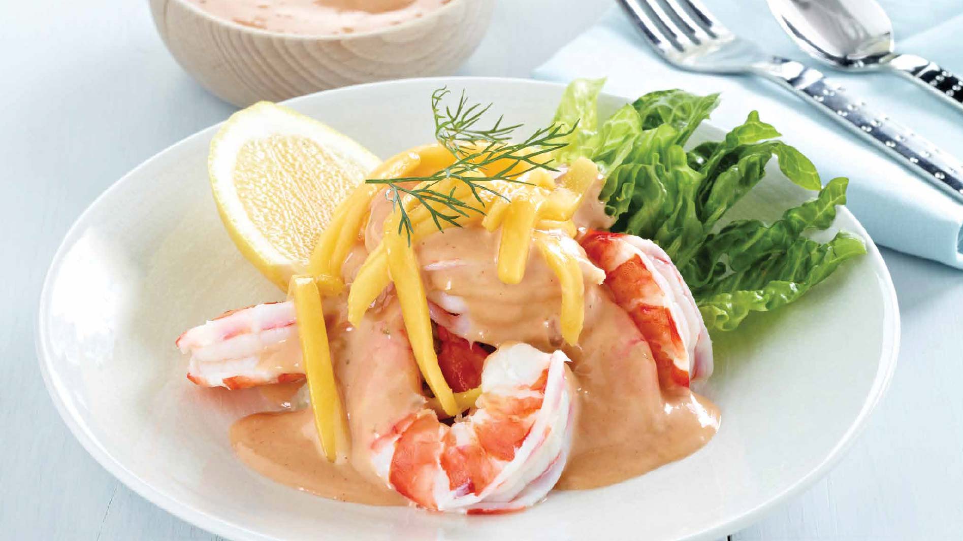 Prawn Cos and Mango Salad