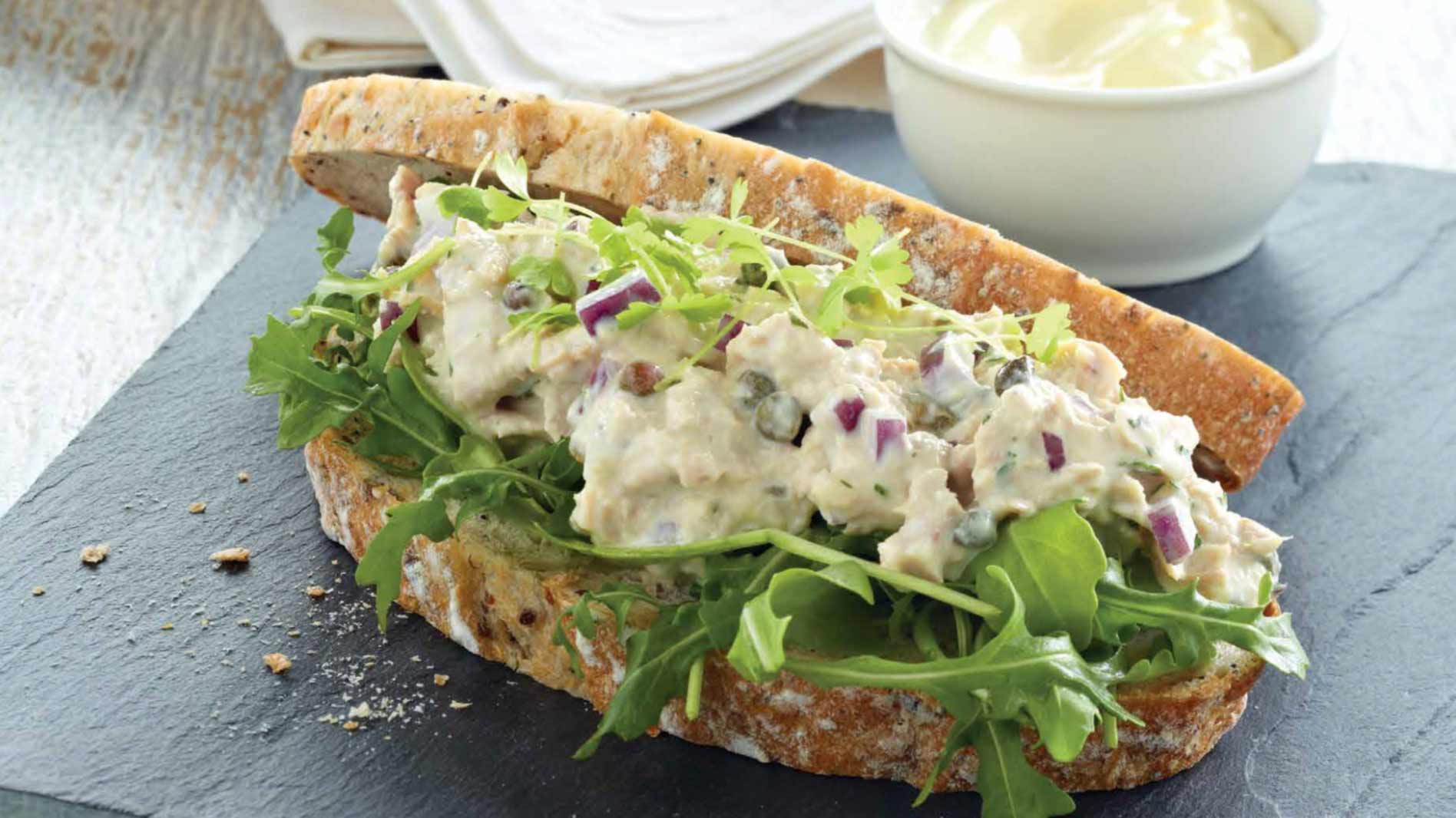 Tuna, Red Onion and Caper Sandwich Filling