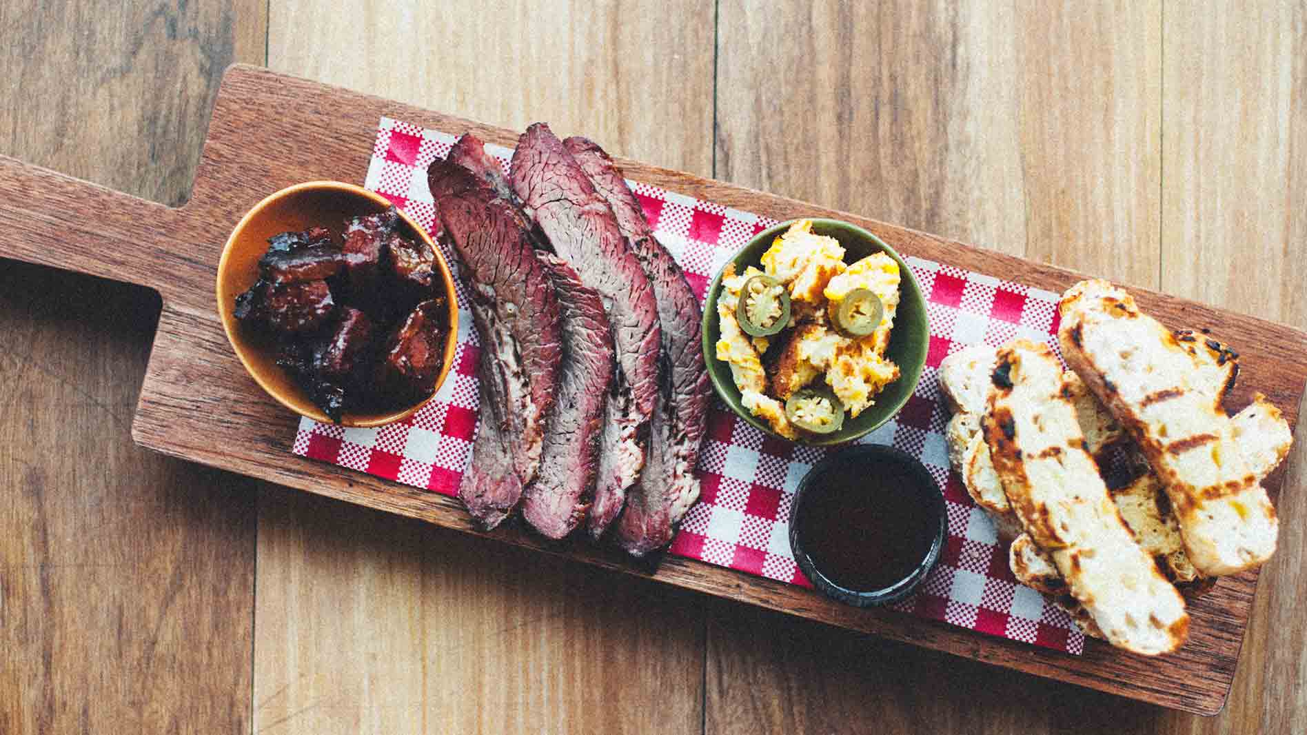 Texas Tasting Platter with Brisket Two Ways