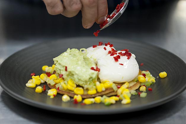 Image 7 - Add avocado dip on the pancake