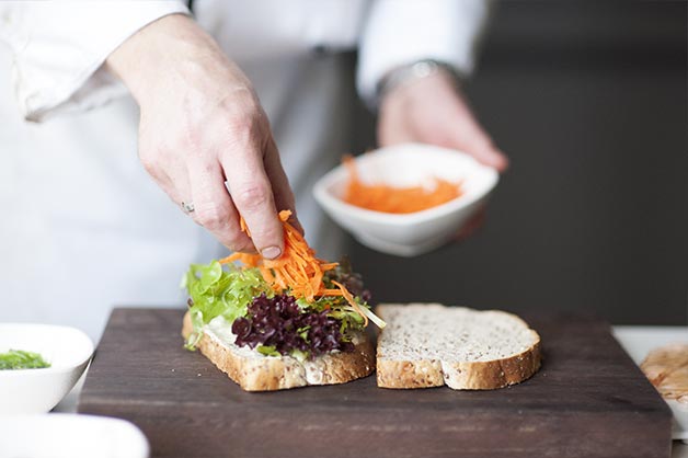 Torched Salmon Japanese Sandwich 