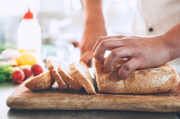 Thickly slice your Artisan Ciabatta