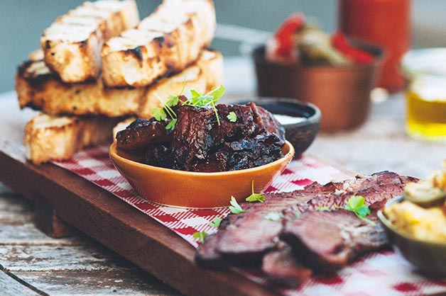 Texas Tasting Platter with Brisket Two Ways