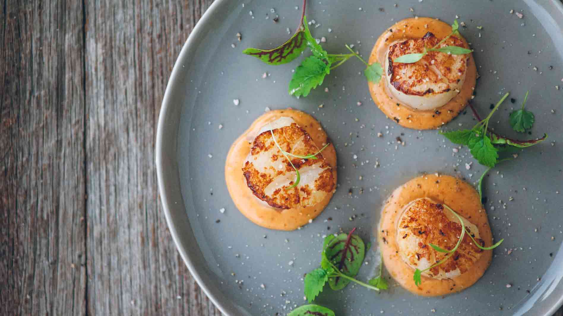 Seared Canadian Scallop with Chipotle Mayonnaise