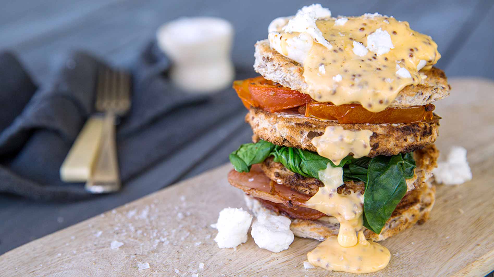 Seeded Breakfast Stack