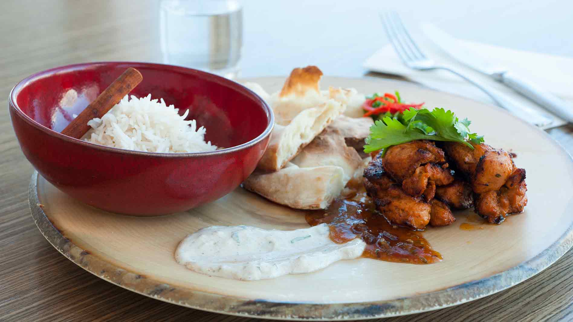 Grilled Chicken Tikka Masala with Mango Chutney