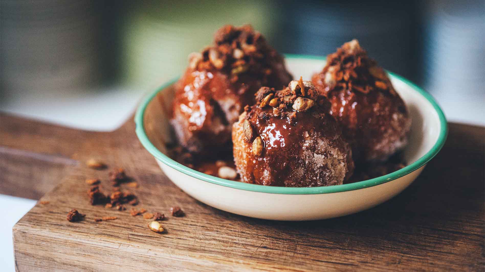 Chef Andy Bowden's Famous Pumpkin Pie Donuts