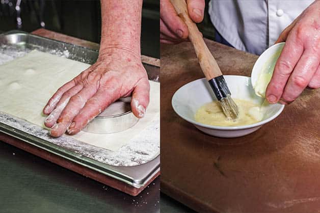 Cutting the Pampas Puff Pastry