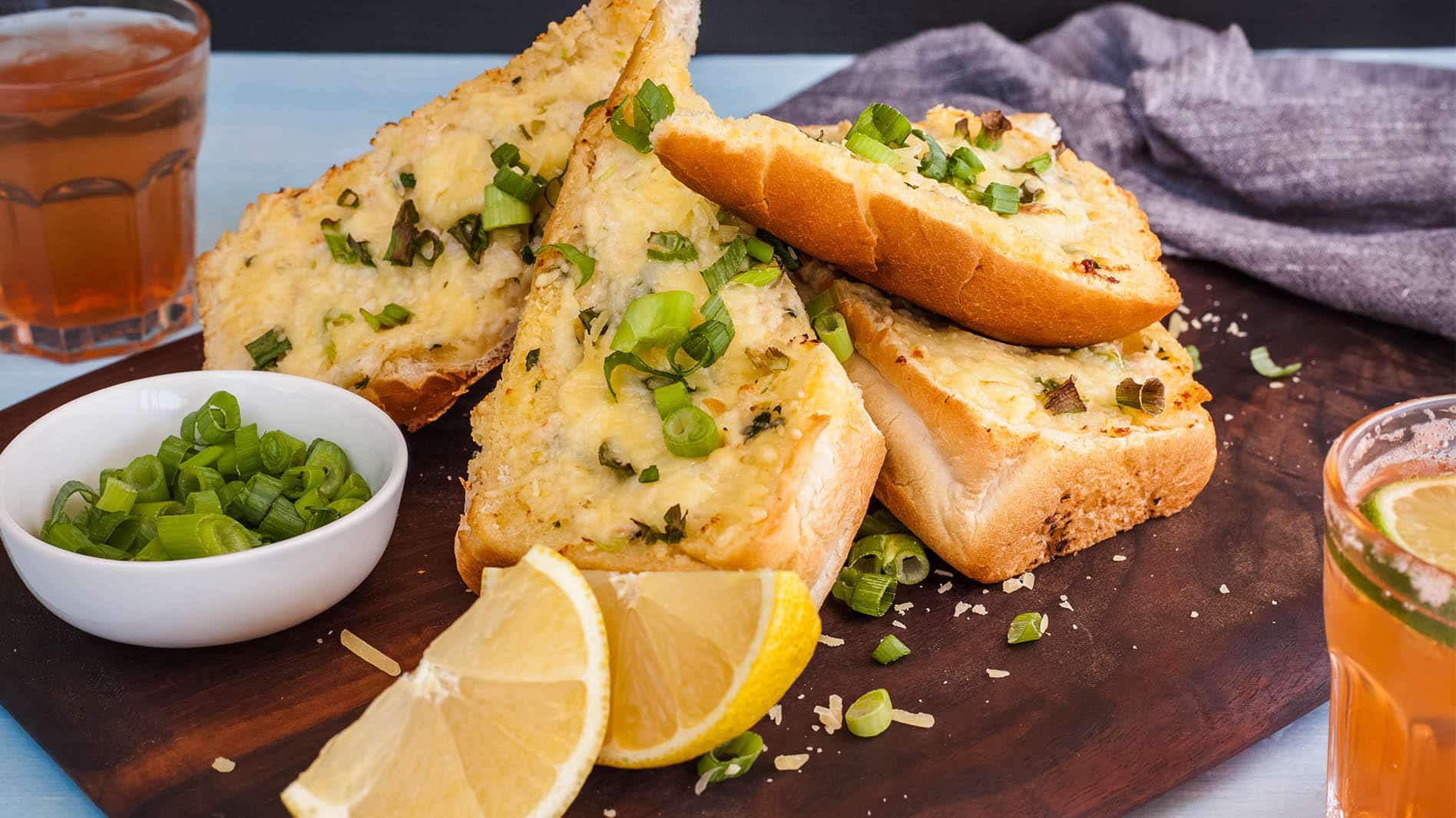 Prawn Toast with Zesty Lemon and Herbs