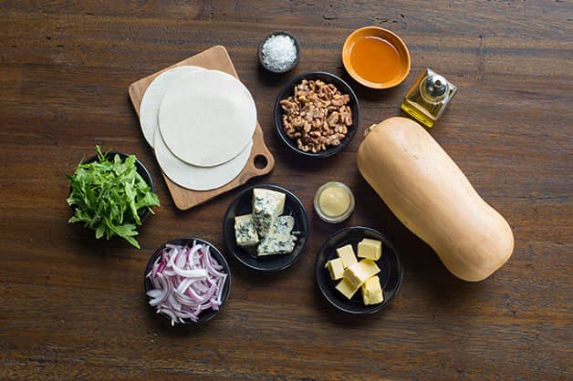 Raw ingredients for tartlets