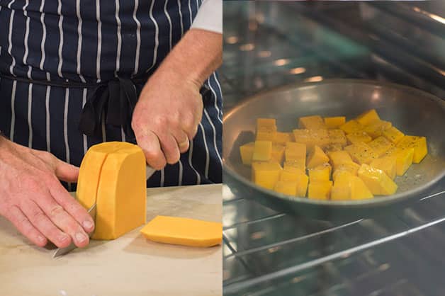 Slicing of the pumpkin