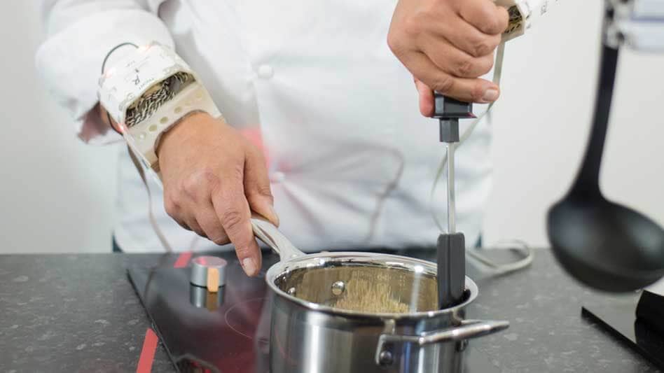 Chef working in the kitchen