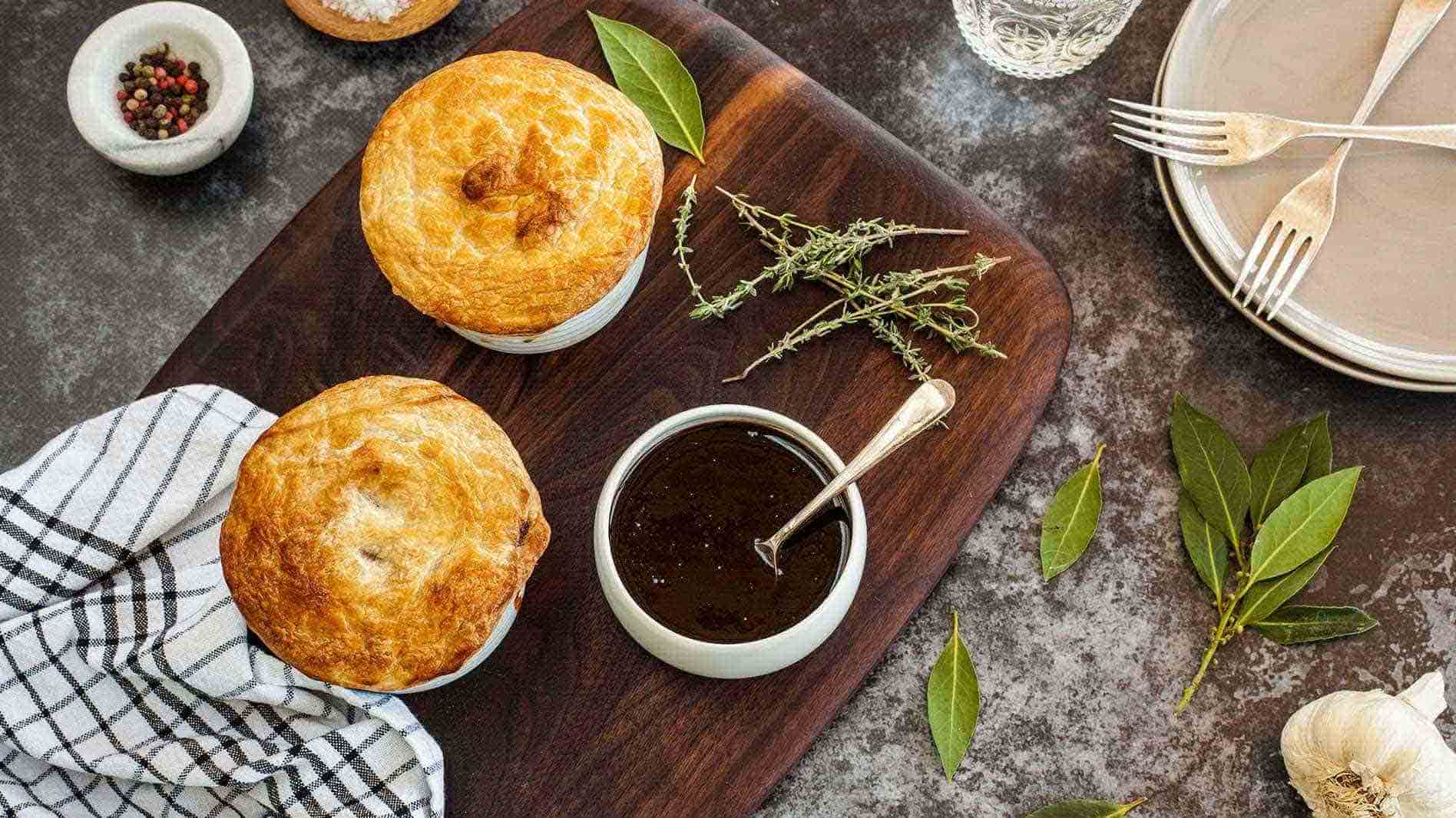 Beef Brisket Pie with ETA BBQ Sauce