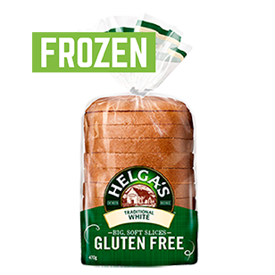 Image of Helga's Gluten Free Traditional White 470g Frozen