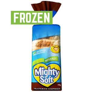 Mighty Soft Multigrain Sandwich 700g Frozen