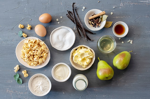 Beurre Noisette Ice Cream Raw Ingredients