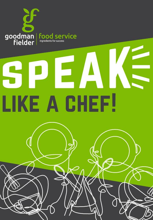 Preview image for the chef slang infographic