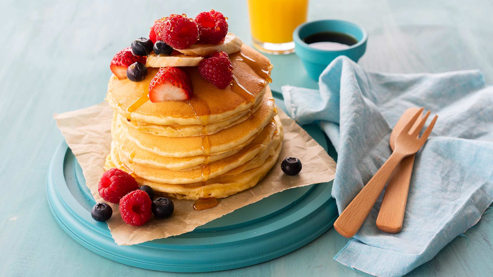 Summer Berry Pancakes