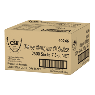 Image of CSR Raw Sugar Sticks 3g x 2500