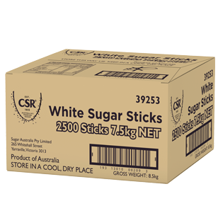 CSR White Sugar Sticks 3g x 2500 product photo