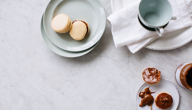 macaroons on a plate