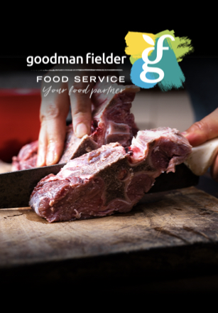 image of a chef cutting into a large piece of meat