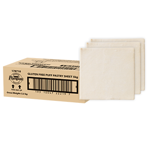 Pampas Gluten Free Puff Pastry Sheets 5kg product photo