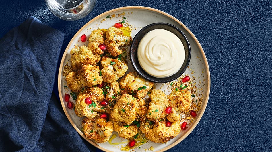 Roasted Dukkah Cauliflower Florets