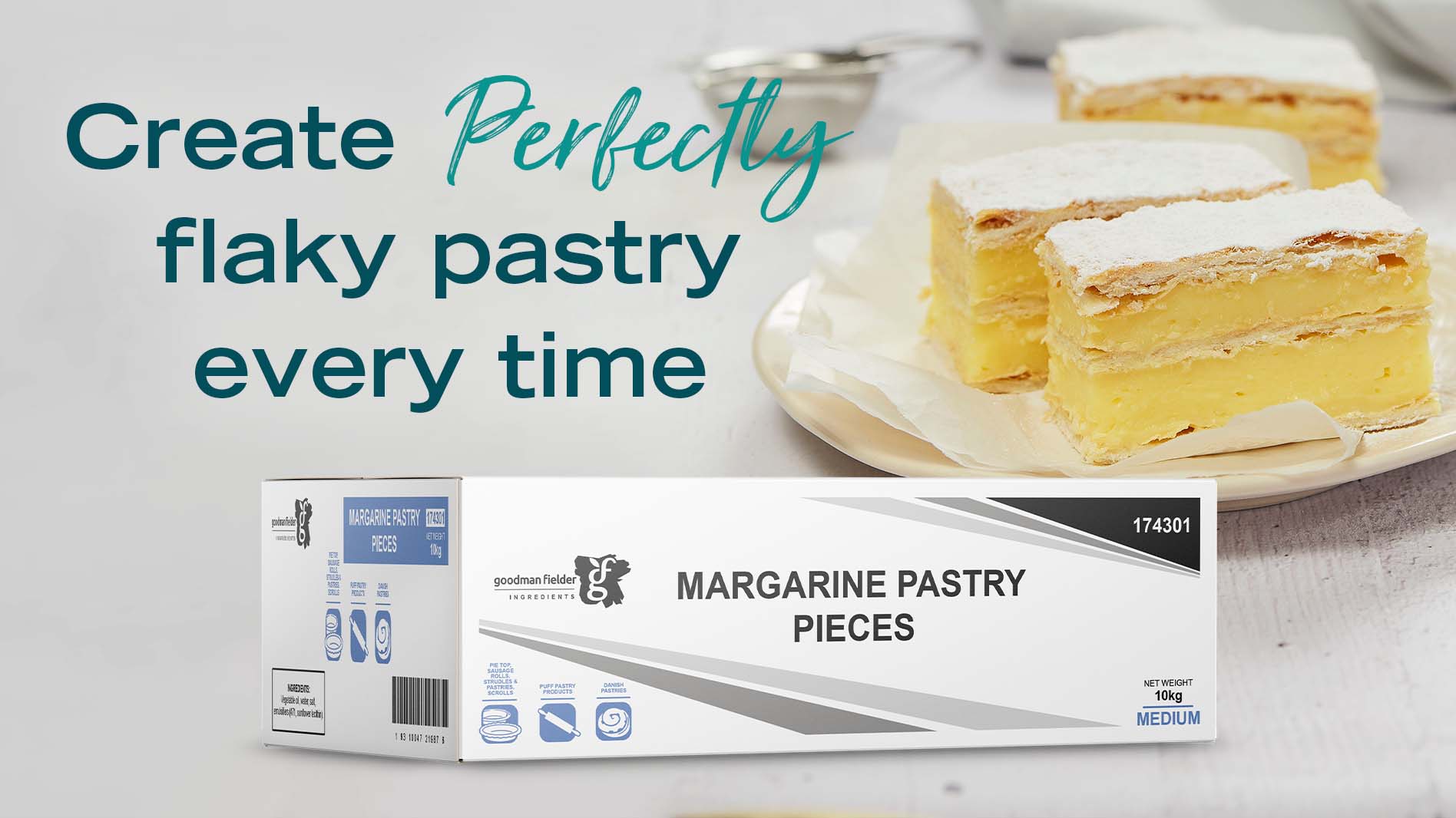 Goodman Fielder Ingredients Margarine Pastry Pieces