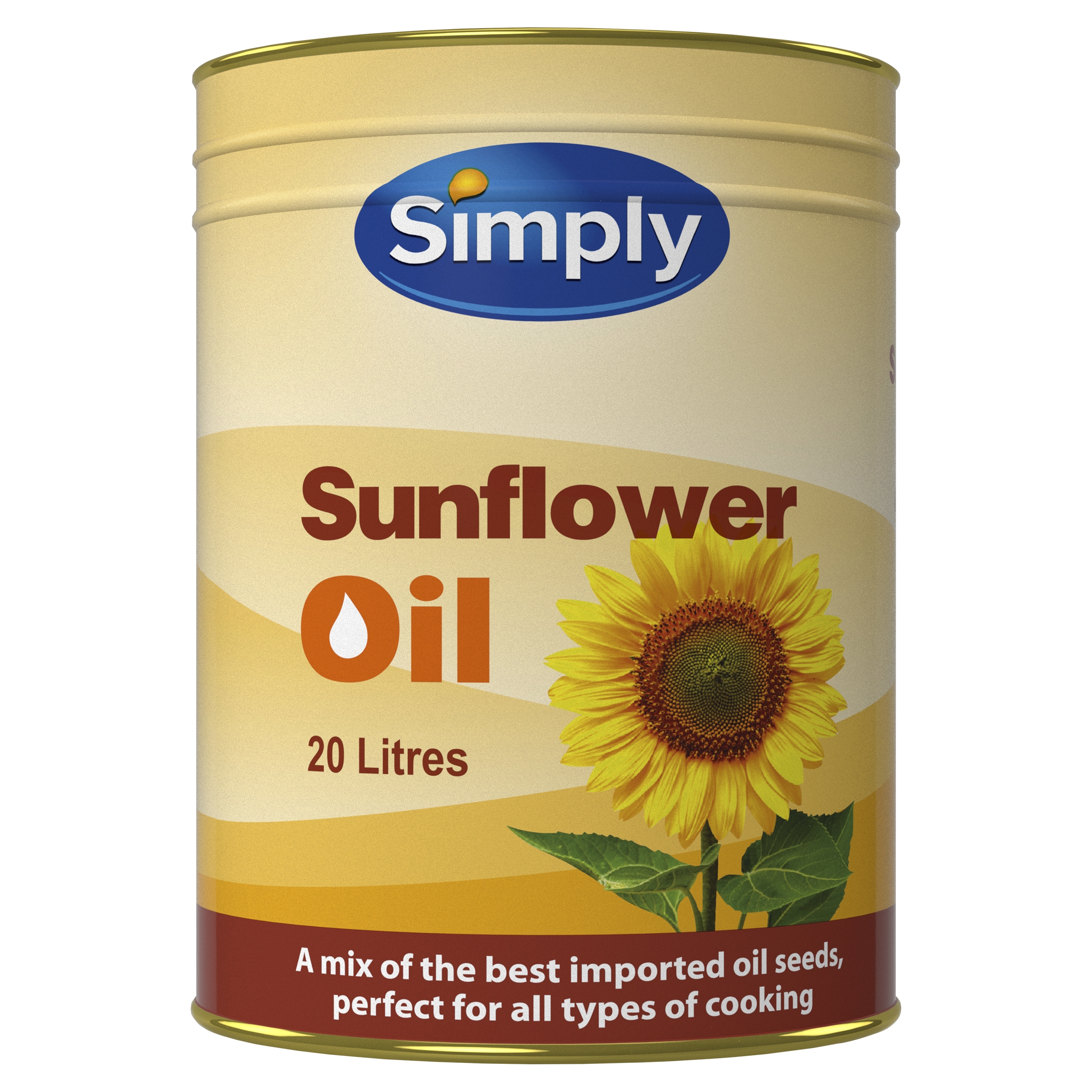 Simply Sunflower Oil 20 Litres product photo
