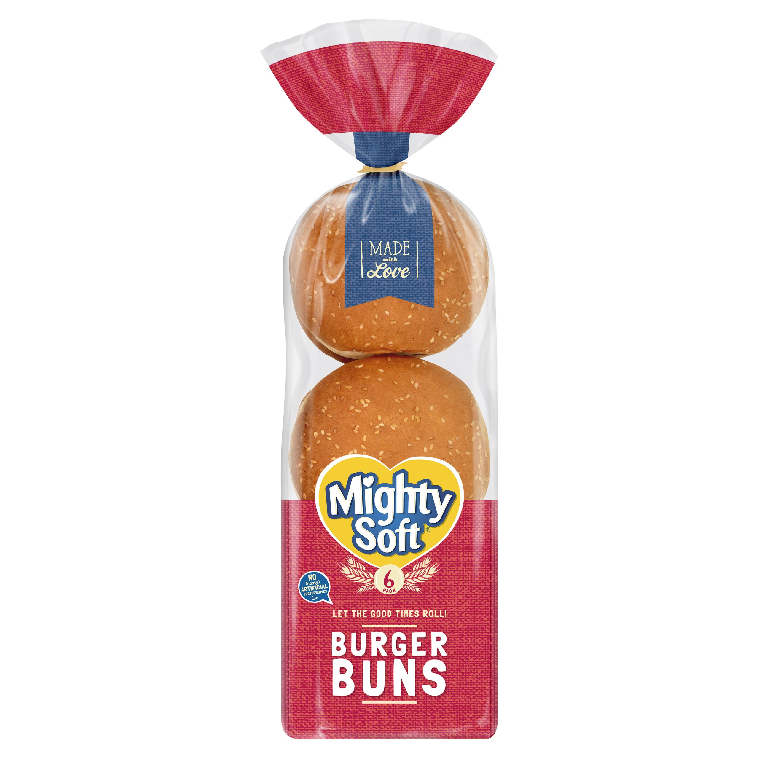 Mighty Soft Burger Bun P6 540 g product photo