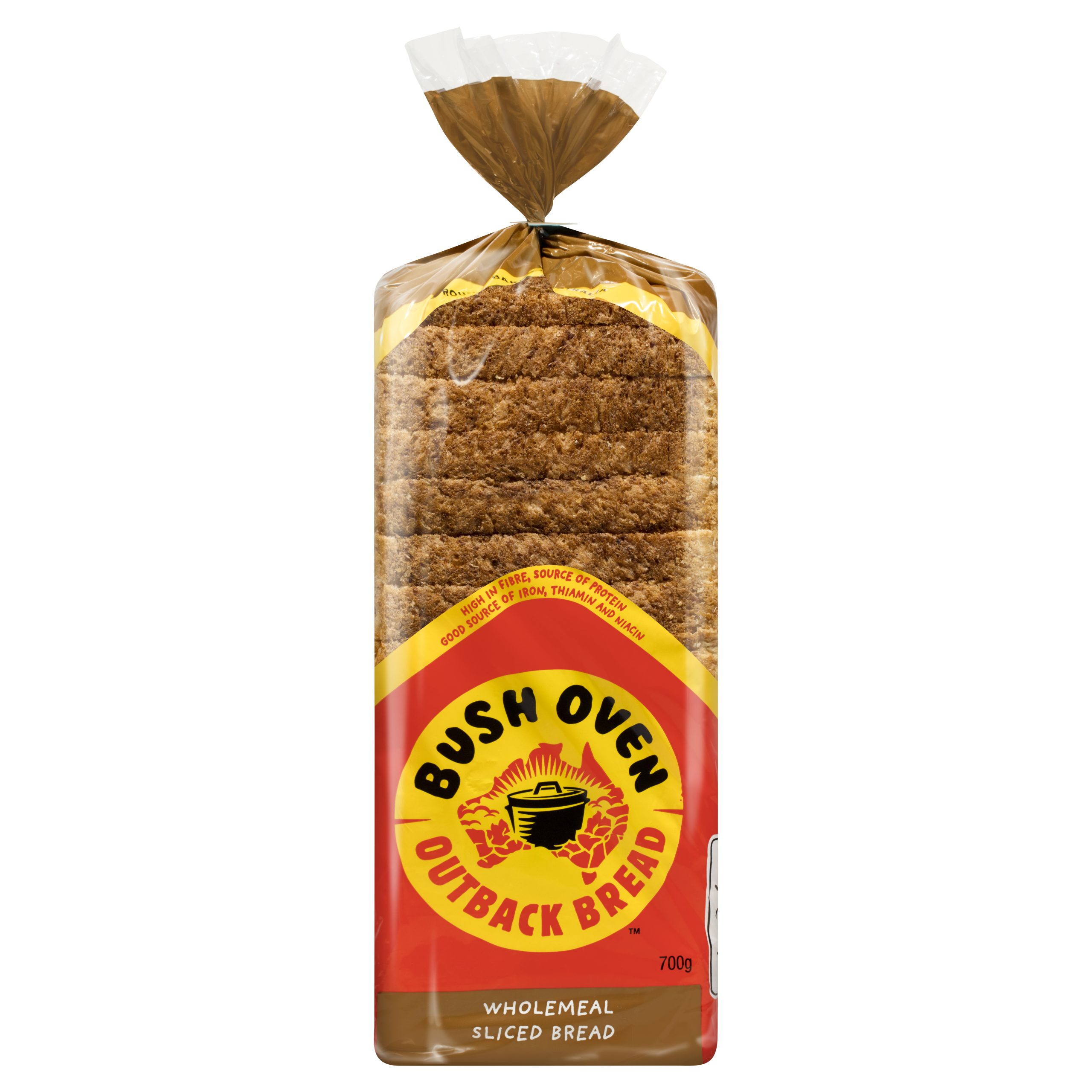 Bush Oven Sliced Bread Wholemeal 700 g product photo
