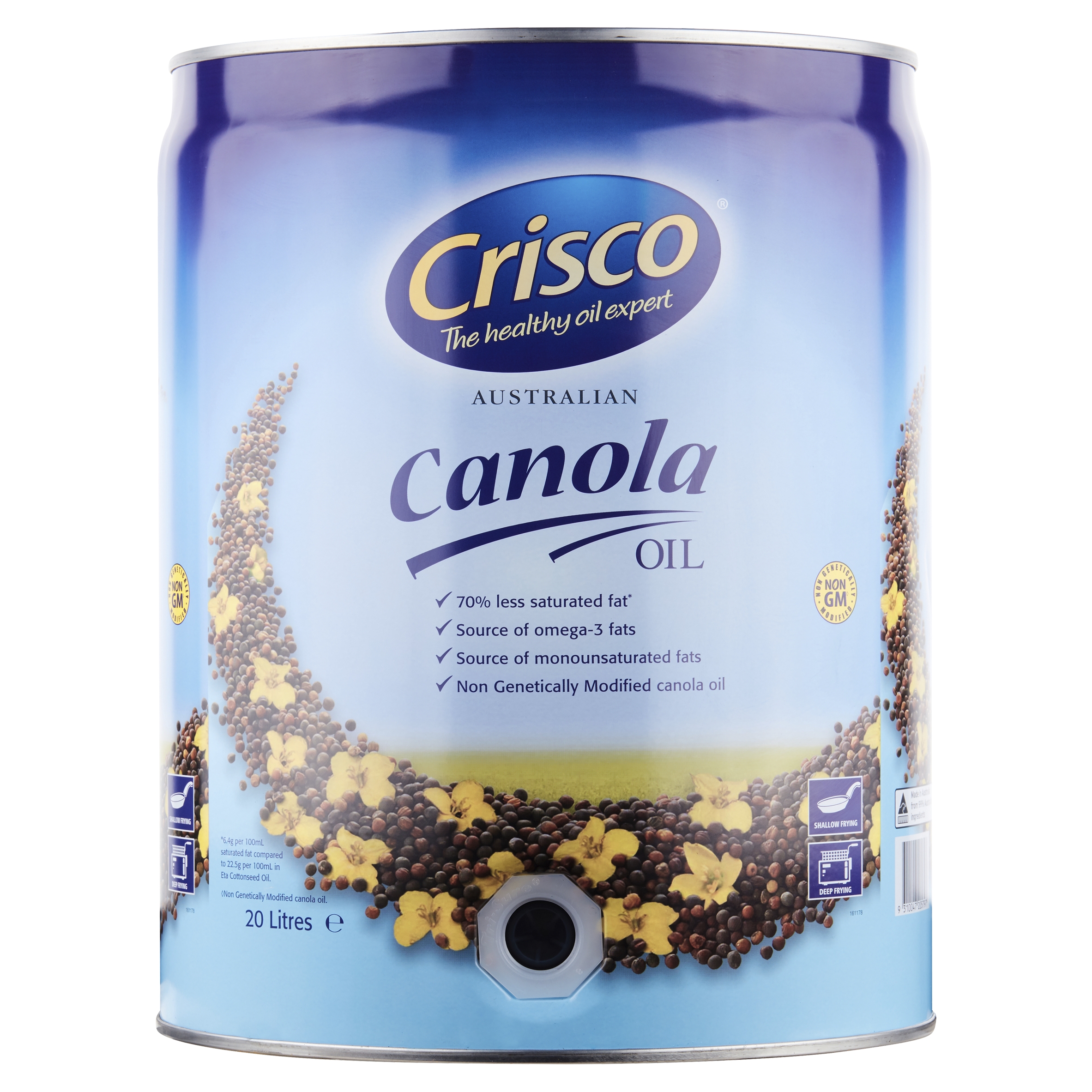 Crisco Australian Canola Oil 20 Litres