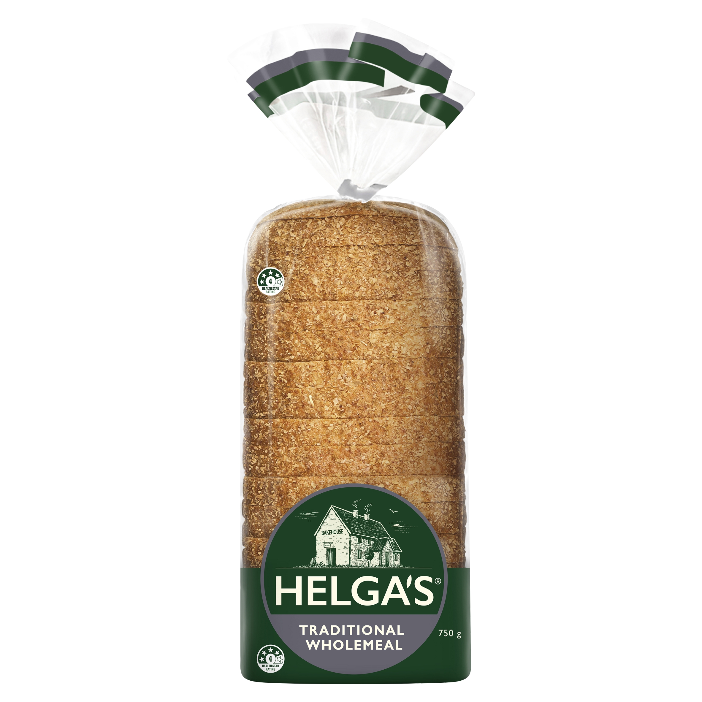 Helgas Loaf Traditional Wholemeal 750 g