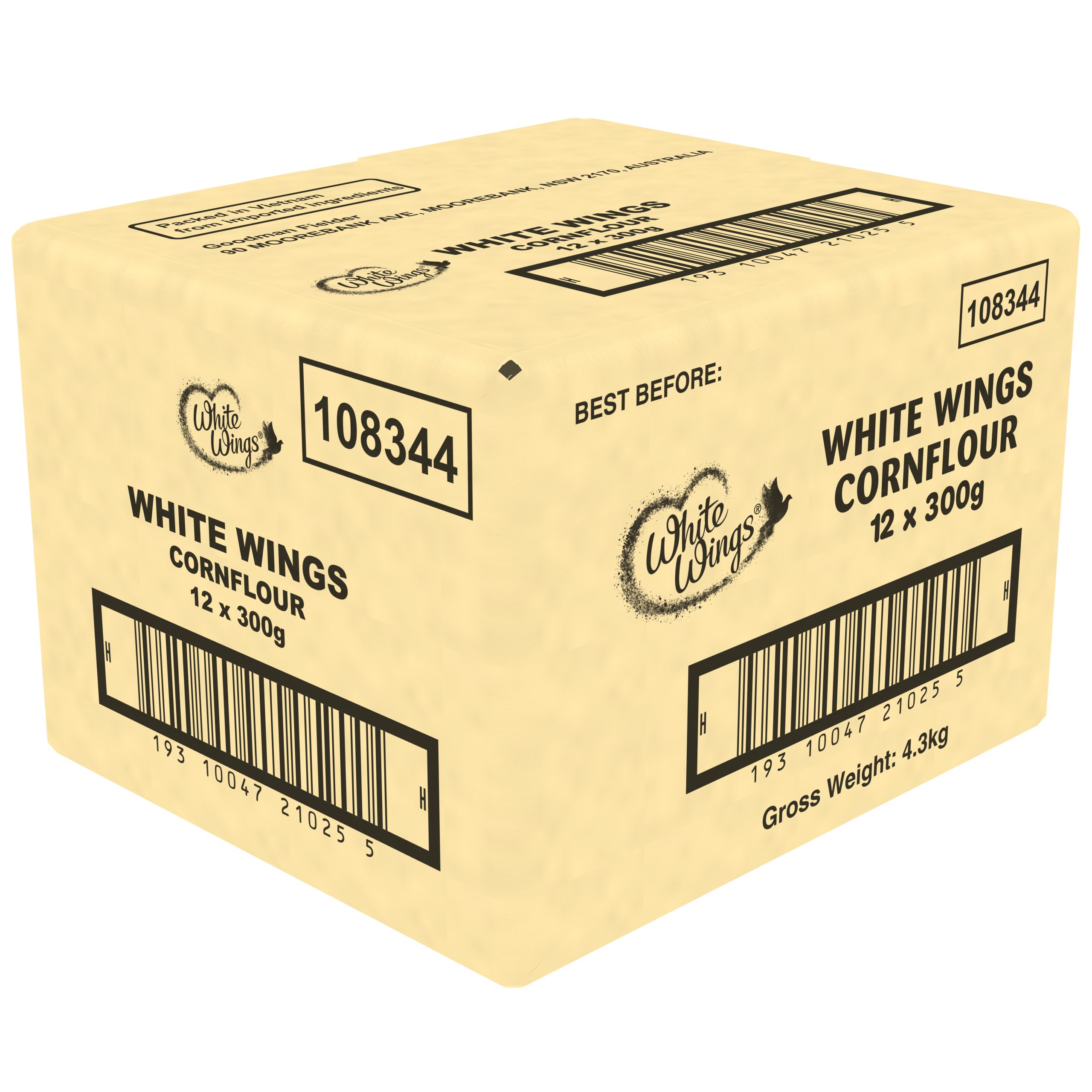 White Wings Cornflour 12 x 300g product photo