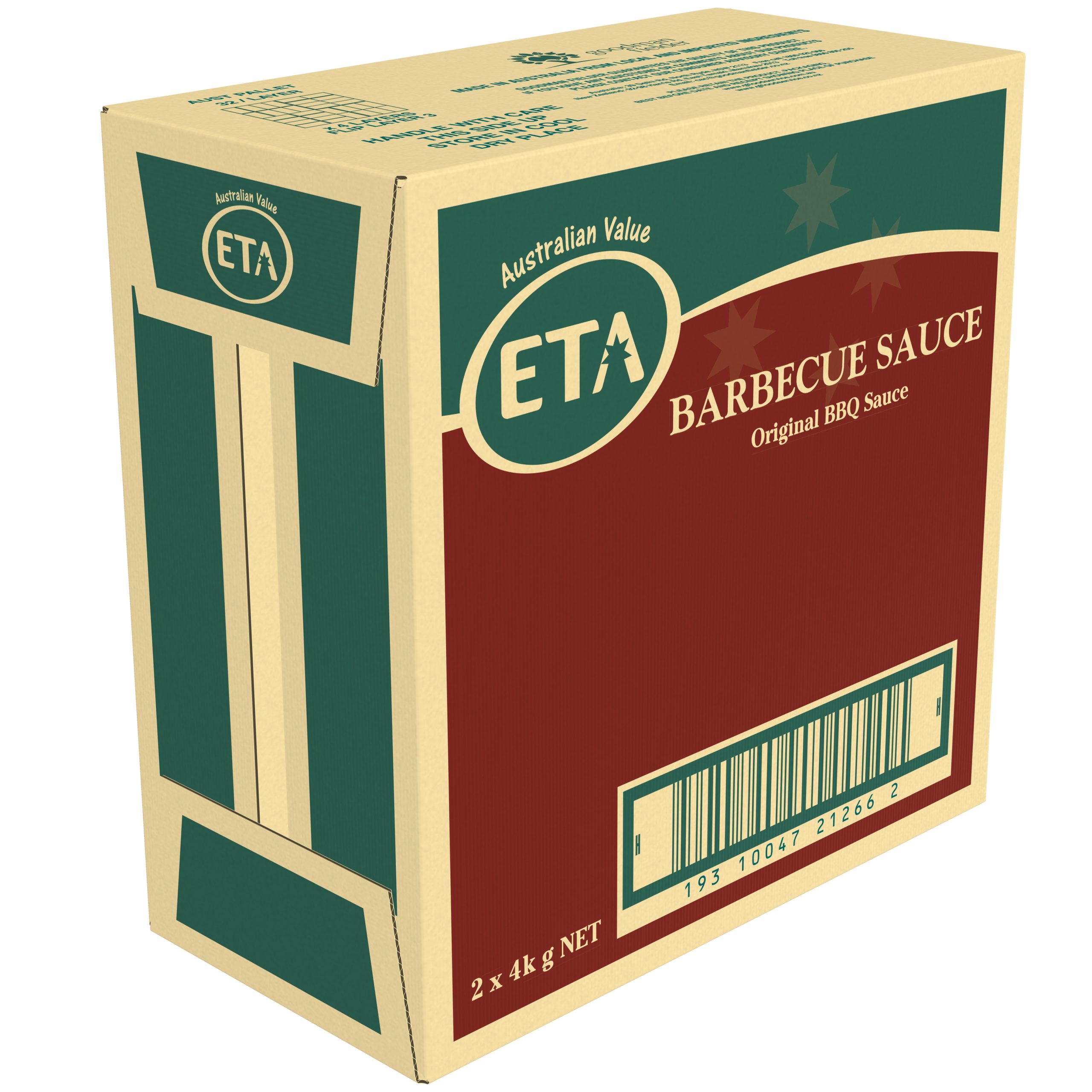 ETA Sauce Barbeque Original 4 kg x 2 product photo