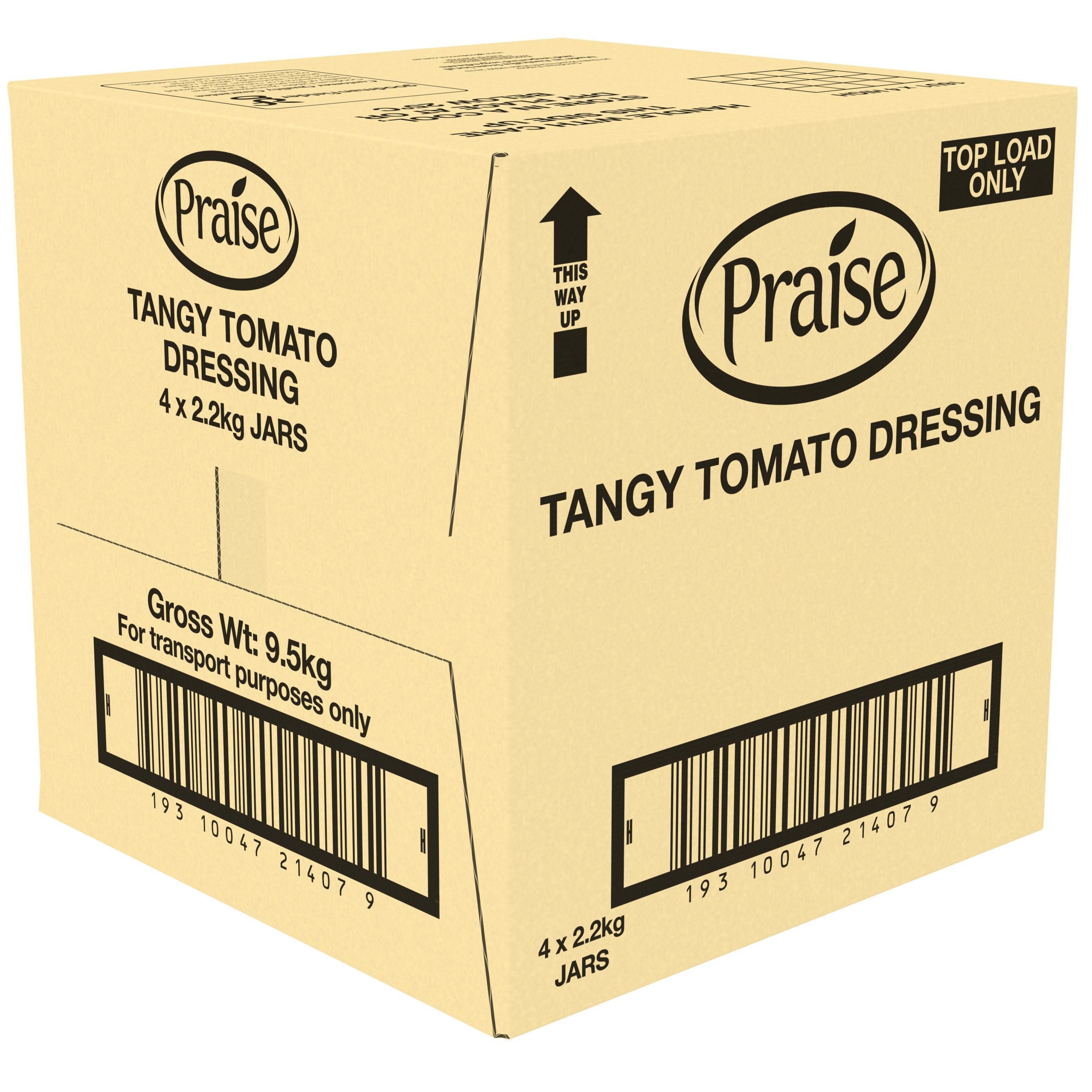 Praise Dressing Tangy Tomato 2.2 kg x 4