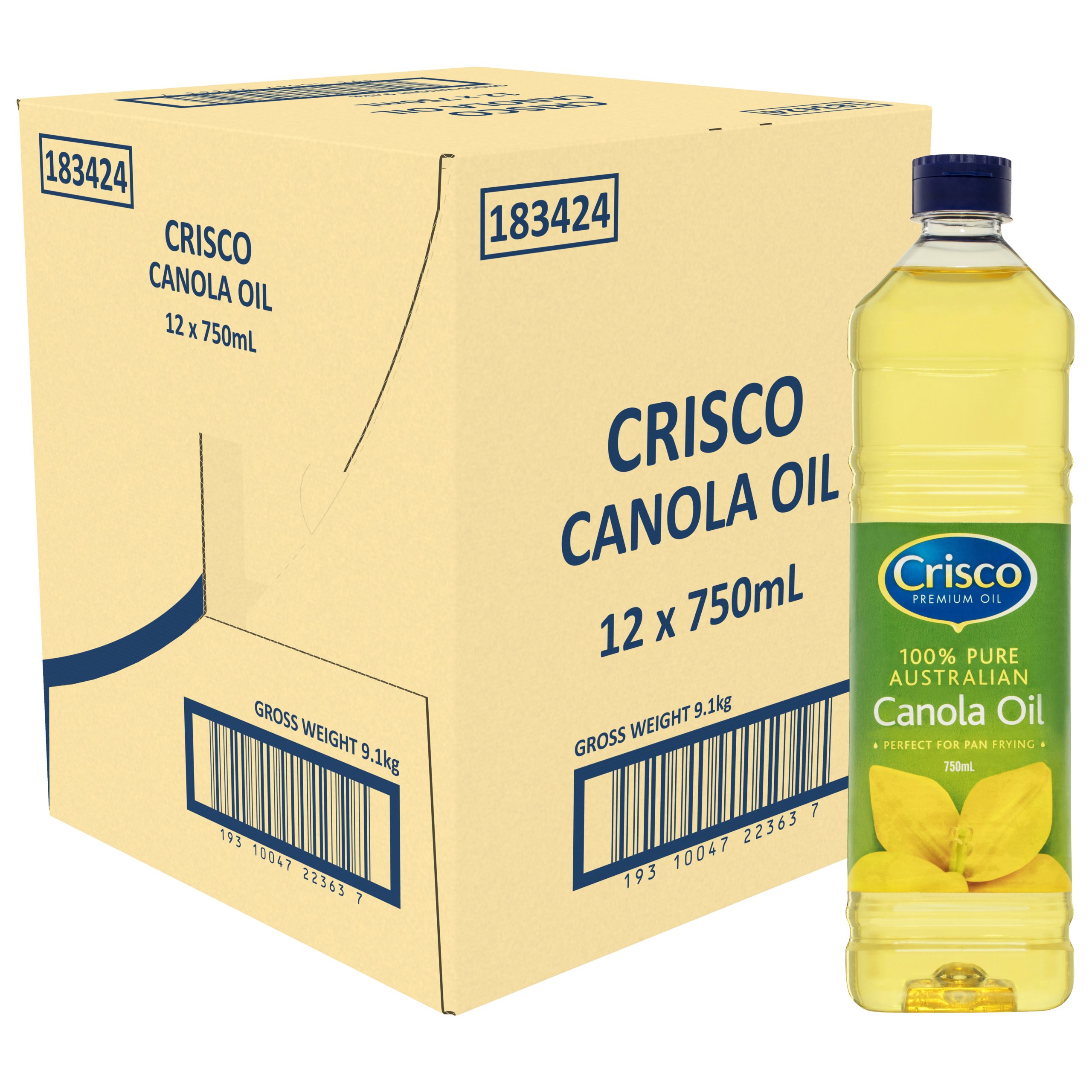 Crisco Canola Oil 12 x 750ml product photo