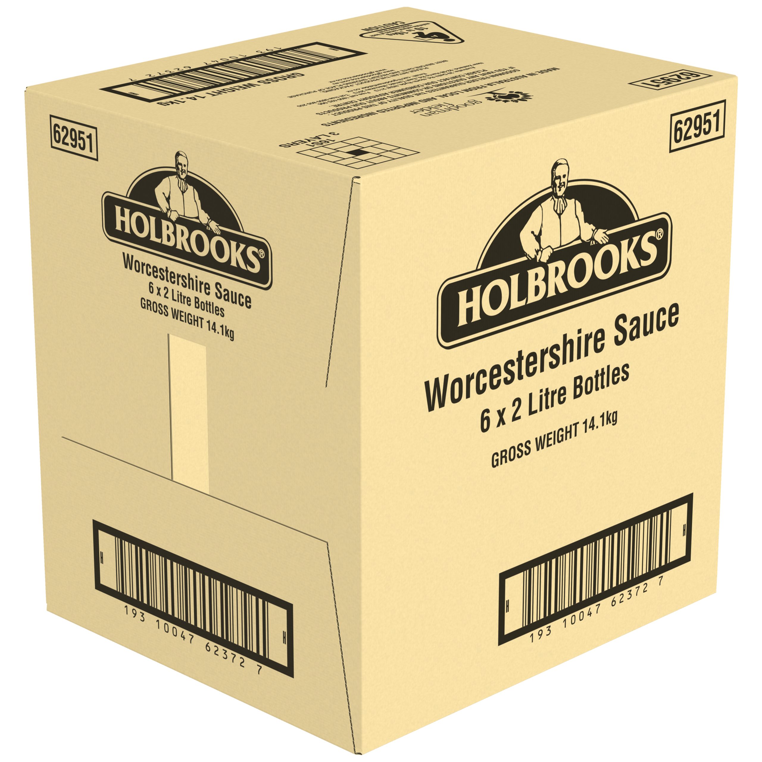 Holbrooks Sauce Worcestershire 2 l x 6 product photo