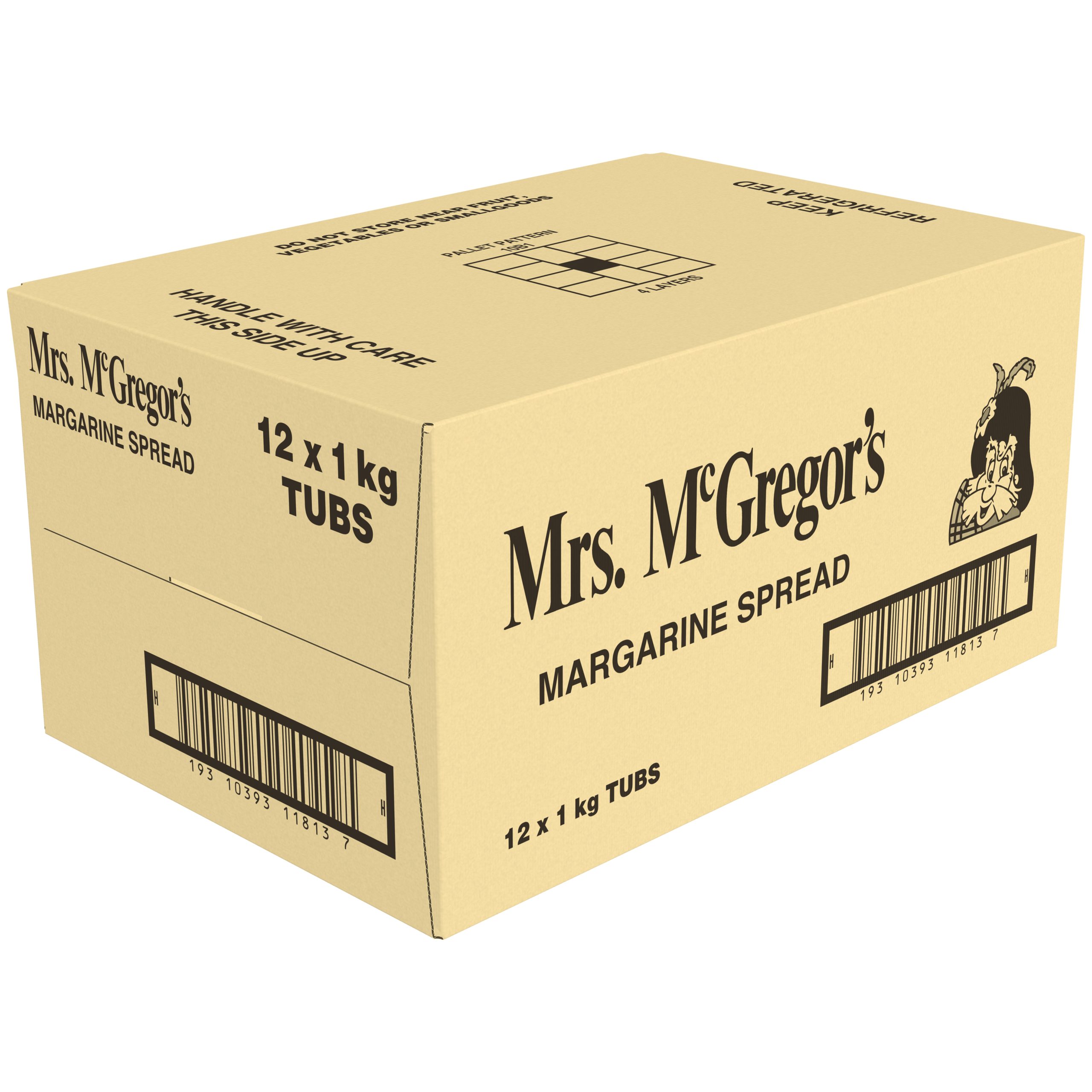 Mrs Mcgregors Spread 1 kg x 12 product photo