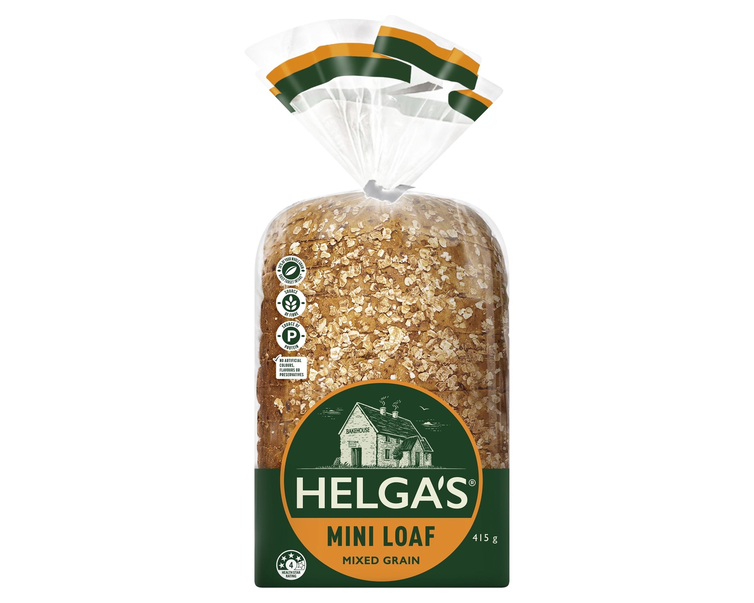 Helgas Loaf Mixed Grain Mini 415 g product photo