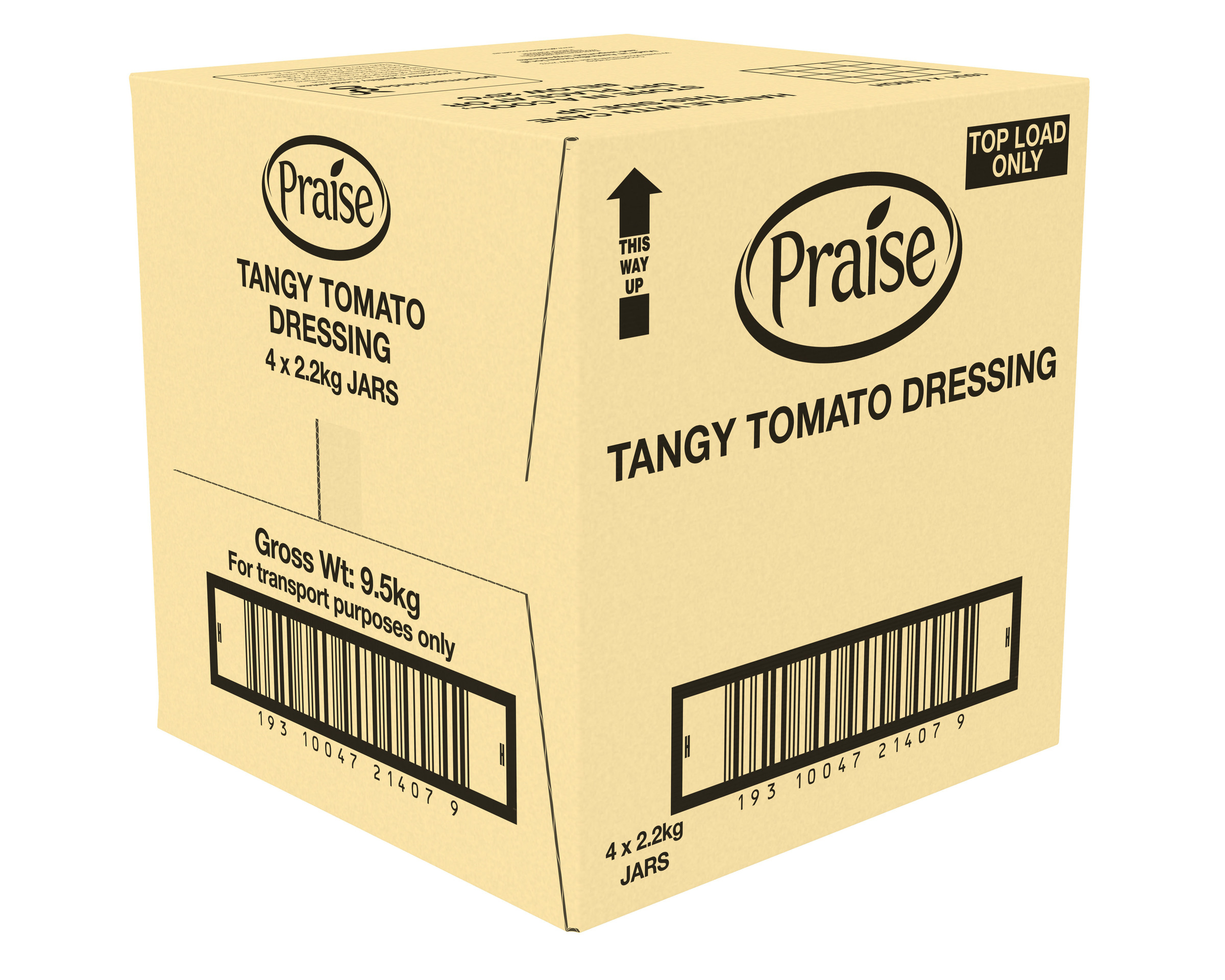 Praise Tangy Tomato Dressing 4 x 2.2kg