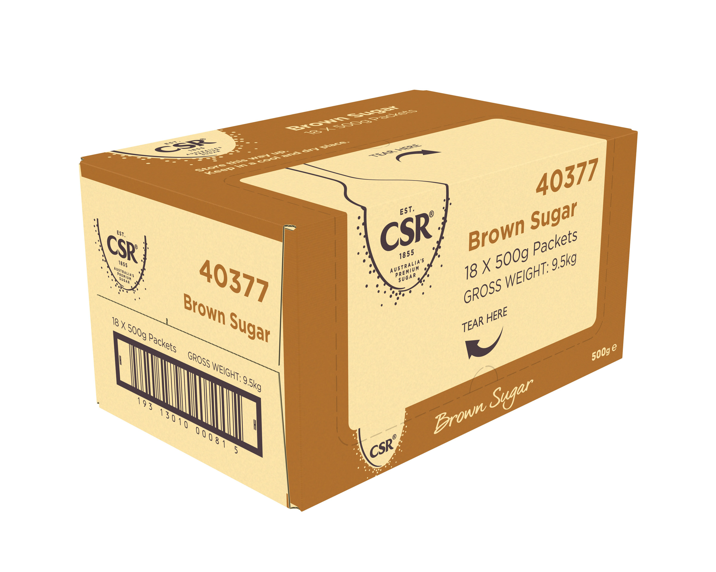 CSR Brown Sugar 18 x 500g product photo
