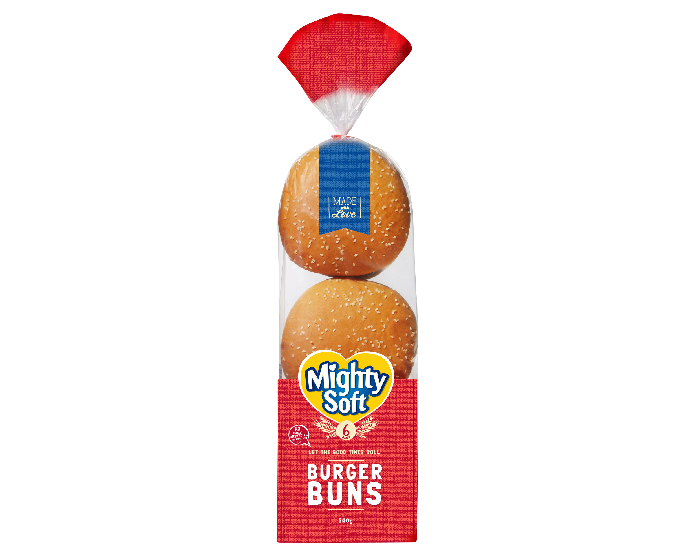 Mighty Soft Burger Bun P6 540 g product photo