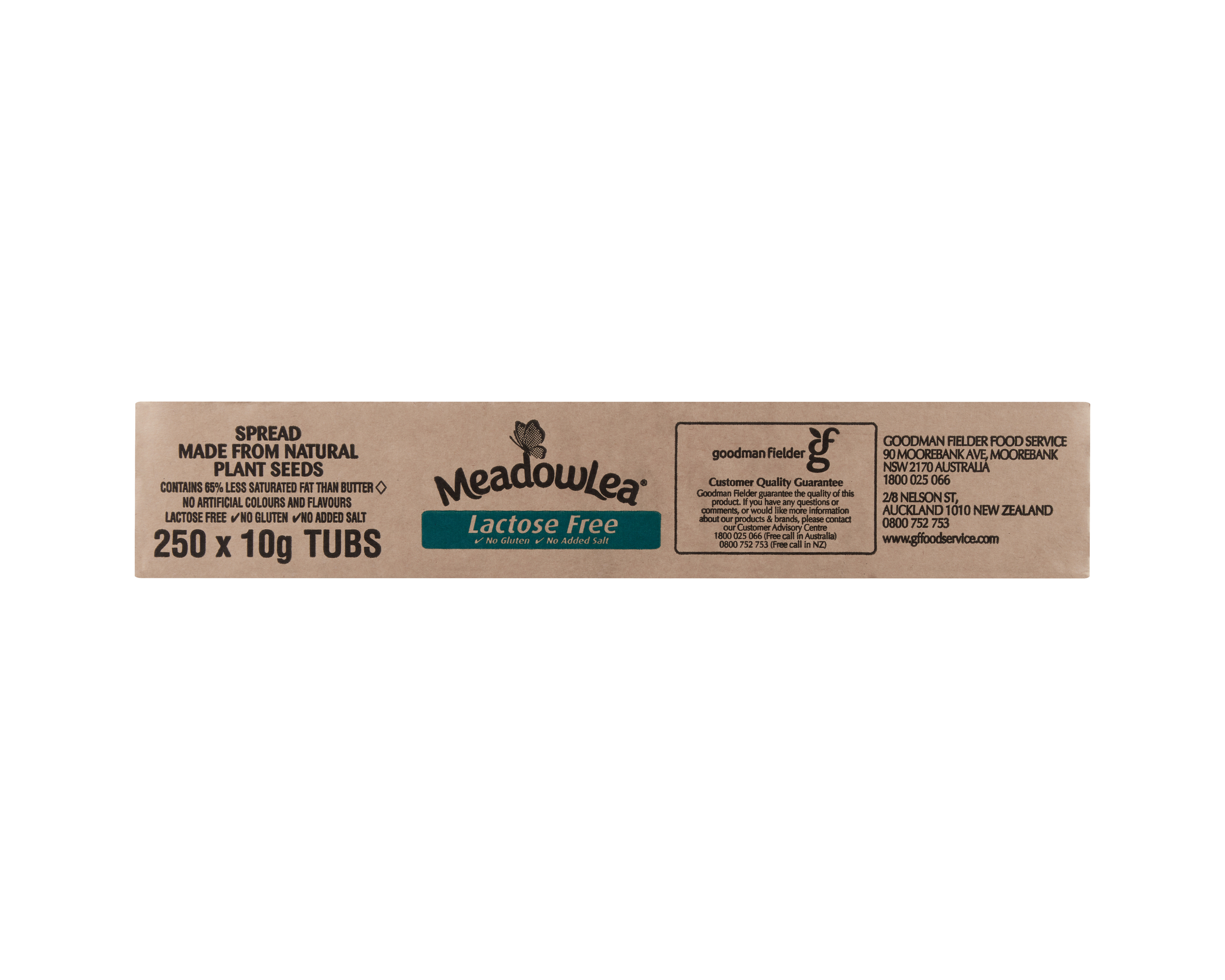 Meadow Lea Spread Lactose Free Portion Pack 10 g product photo