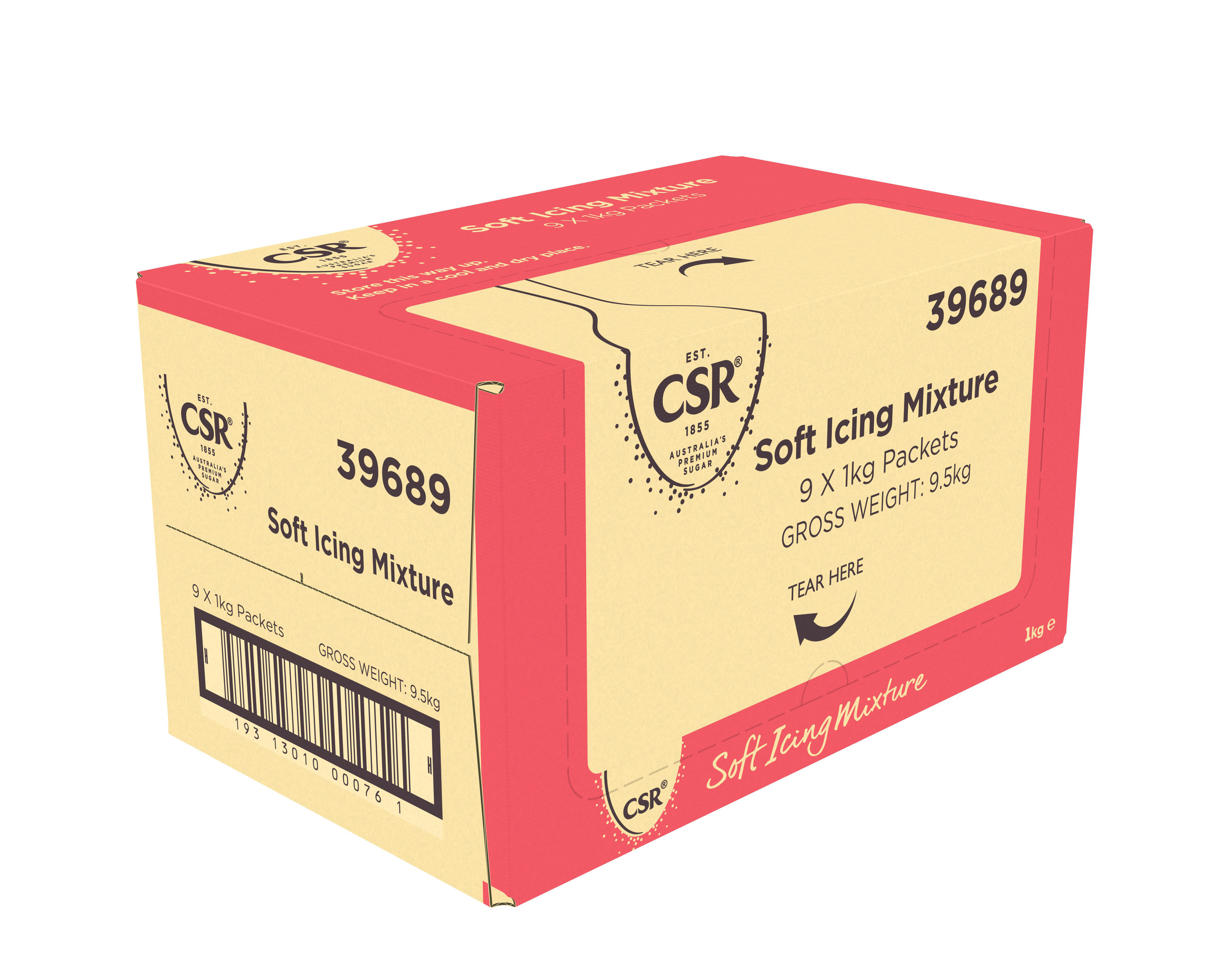 CSR Soft Icing Sugar 9 x 1kg product photo