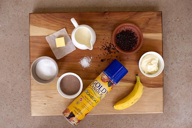 Chocolate Self Saucing Pudding, with Crème Fraiche and Salted Caramel