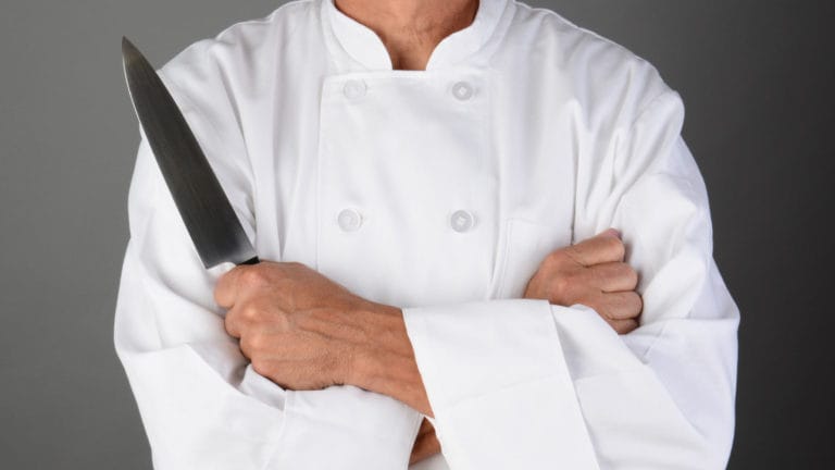 Chef with knife