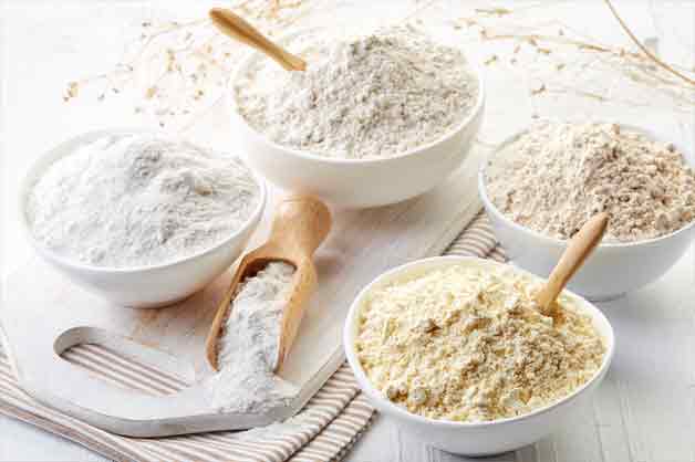 Range of flour