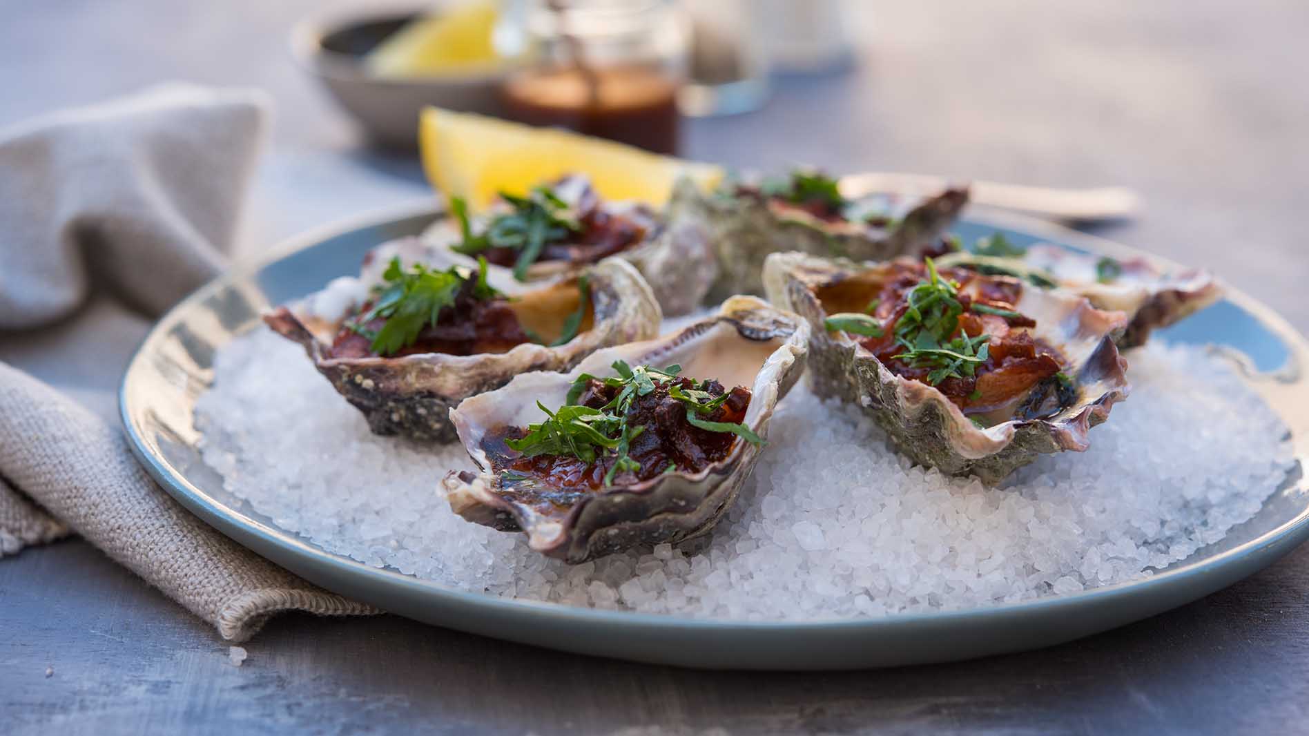 Photo for the oysters kilpatrick dish